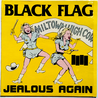 #ad BLACK FLAG Jealous Again Vinyl LP 1980 SST Records 003 Shrink $275.00