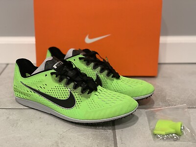 #ad Nike Zoom Matumbo 3 Track Spikes Men Size 12 New Electric Green Black 835995 300 $44.99