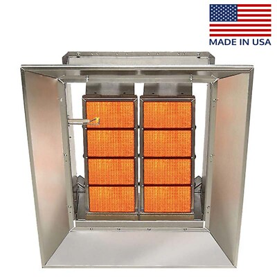 #ad Infrared Natural Gas Heater 100000 BTU 3000 Sqft 120 Volts Radiant $1422.83