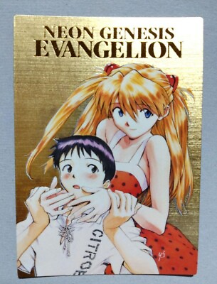 #ad Asuka Shinji SP9 Carddass Masters 1998 Foil Neon Genesis Evangelion Card $88.00