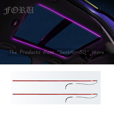 Sunroof Strips Ambient Light For BMW X5 G05 X6 G06 X7 G07 Ceiling Interior Trims $99.00