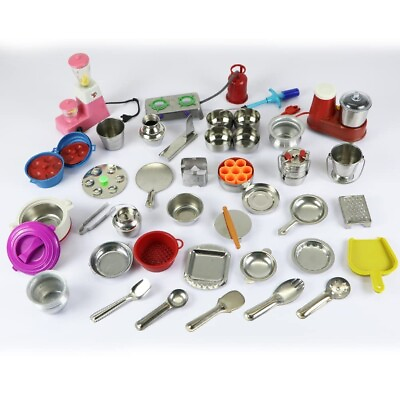 #ad Miniature Steel Kitchen Toy Set for kids $39.58