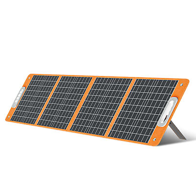 GOFORT Foldable Portable 18V 100W Solar Panel Charger for Power Station T0G1 $139.98