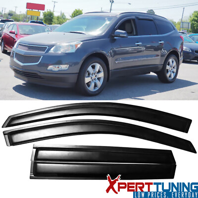 #ad Fits 09 17 Chevrolet Traverse Window Visors Rain Guard Deflector 4PCS Acrylic $27.99