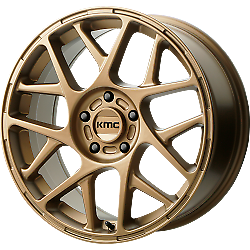 #ad KMC 17x8 Wheel Bronze KM708 BULLY 5x4.5 38mm Aluminum Rim $239.00