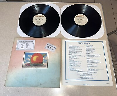 #ad The Allman Brothers Eat A Peach 2LPInsertTextured CoverHYPE PHOTOCOPIES VG G $29.99
