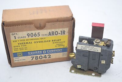 #ad NEW Square D 9065 ARO 1R Thermal Overload Relay 25a Amp 600v ac 9065ARO1R $22.99