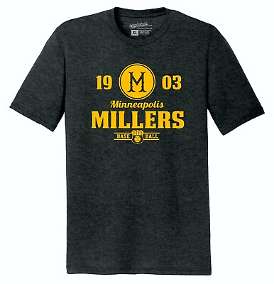 #ad Minneapolis Millers 1903 Baseball TRI BLEND Tee Shirt Twins $22.00
