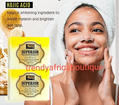 #ad Glitzluxury Superior Kojic acid Face amp; Body Whitening Soap 200g X 1 💯 Action👌 $22.99
