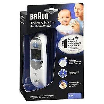 #ad Braun ThermoScan 5 Ear Thermometer Count of 1 By Braun $54.05