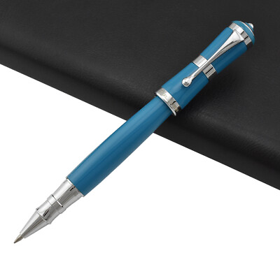 #ad Fuliwen 2051 Blue Rollerball Pen Fashion Style Office Gift Pen with Black Refill $9.73