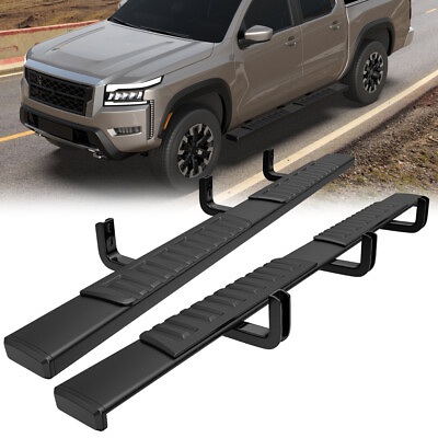 #ad 6 Inch Nerf Bar Side Step Running Board Pair For 05 23 Nissan Frontier Crew Cab $130.92