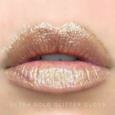 #ad Ultra Gold Glitter Gloss Lipsense Senegence new $14.99