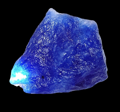 #ad 225 Ct Certified Natural Blue Sapphire African Uncut Rough Loose Gemstone AKB $5.27