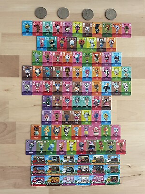 #ad Animal Crossing Mini Amiibo Cards Series 1 2 3 4 5 Sanrio New Leaf Listing 1 $3.00
