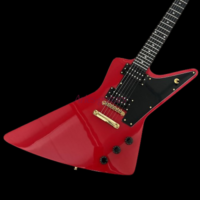#ad Custom Explorer Classic Red Special Shape Electric Guitar HH T O M Bridge $265.90
