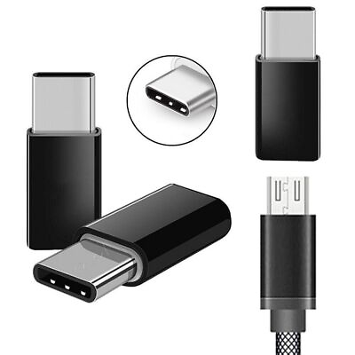 #ad USB Type C Male to Micro USB 31 Female Converter USB C I4 Hot Adapter T1T3 $1.07