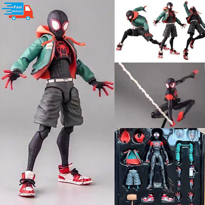 #ad Spiderman Miles Morales PVC Action Figure Toy Across the Spider Verse Collection $28.99