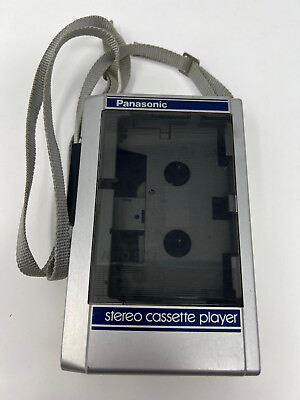 #ad VTG Panasonic Stereo Cassette Player Model RQ J52 WORKS NO BATTERY COVER $25.00