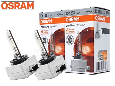 #ad Osram D1S Xenarc OEM 66140 HID Xenon Replacement Headlight Bulbs Germany 2 Bulbs $82.99