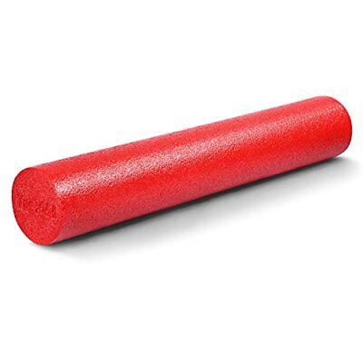 #ad 18quot; Soft Density Round Foam Roller for Balance Strengthening Flexibility Red $20.51