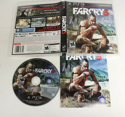 #ad Playstation 3 PS3 Far Cry 3 Video Game PreOwned Cleaned Complete $6.75