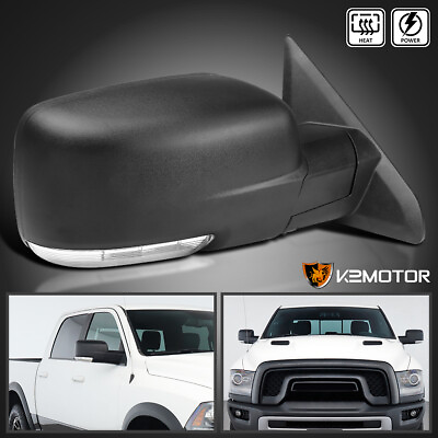 #ad Right Side Fits 2013 2019 Dodge Ram 1500 Power HeatedLED Signal View Mirror $152.38