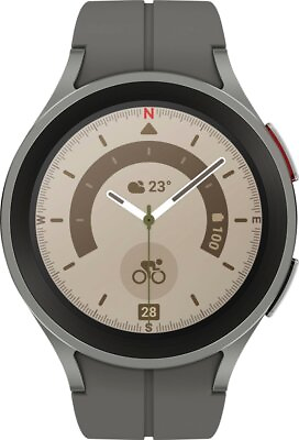 #ad Samsung Galaxy Watch5 Pro 45mm R920N GPS Excellent $129.99