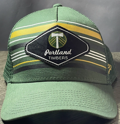 #ad Portland Timbers MLS New Era 9Fifty Throwback Snapback Trucker Hat Green $29.97