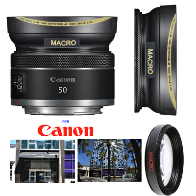 #ad WIDE ANGLE MACRO LENS FOR Canon RF 50mm f 1.8 STM Lens $62.78