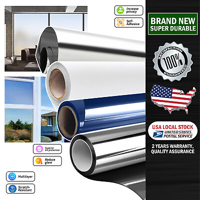 #ad One Way Mirror Window Tint Roll for HomeOfficeCarTruckAuto Any Size amp; Shade $12.99