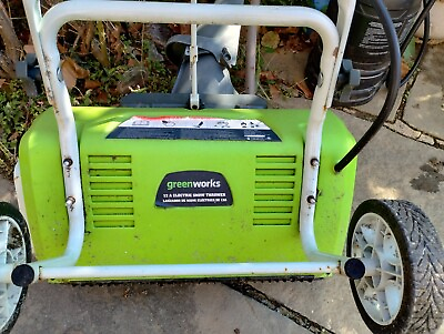 #ad GreenWorks 20 inch Corded Electric Snow Blower $75.00