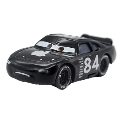 #ad NO.84 BLACK APPLE CAR DISNEY PIXAR CARS 3 1:55 DIE CAST TOY CARS BOY GIFTS $8.39