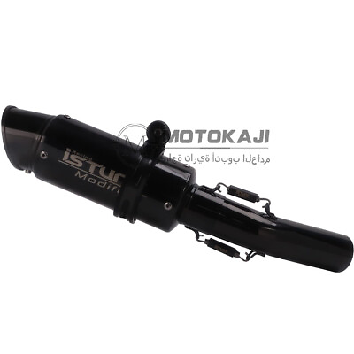 #ad Exhaust System Black Muffler Mid Pipe For Kawasaki Ninja ZX6R ZX636 2008 2010 $99.75