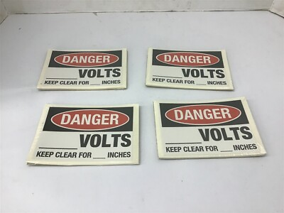 #ad Rewder Volt and Clearance Labels Lots Of 4 $25.00