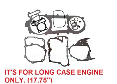 #ad GASKET SET FOR 150CC GY6 LONG CASE ENGINE CHINESE MOPED MOTORCYCLE GS02 $9.89