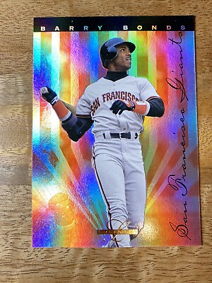 #ad 1995 Leaf Limited Barry Bonds #11 Foil Baseball Card $9.95