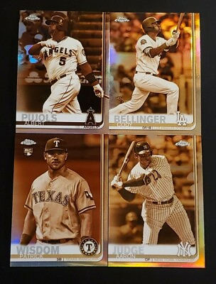 #ad 2019 Topps Chrome SEPIA REFRACTORS with Rookies You Pick the Card $1.20