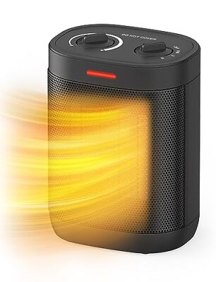 #ad 1500W Small Space Heater Electric Heaters for Indoor Use Portable Space Hea... $26.29