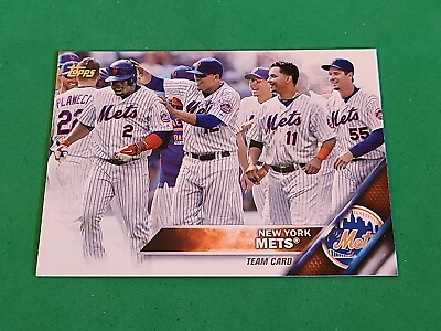 #ad 2016 New York Mets Team Card Topps #273 $1.69
