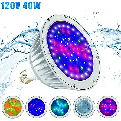 #ad LED Pool LightColor Change Bulb Inground Replacement for Pentair and Hayward $59.69