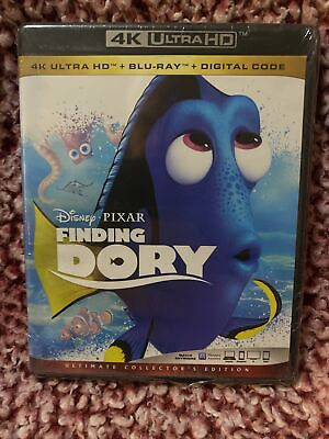 #ad Disney Pixar Finding Dory 4K Ultra HD Blu Ray Digital 2016 New $16.88