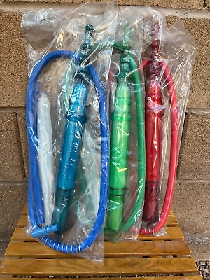 #ad Hookah Hose With Ice Handle Premium Plastic Odorless Multicolor Ice Hose $21.86