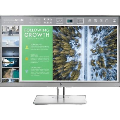 #ad HP EliteDisplay E243 23.8 Inch Screen LED Lit Monitor Silver $59.99