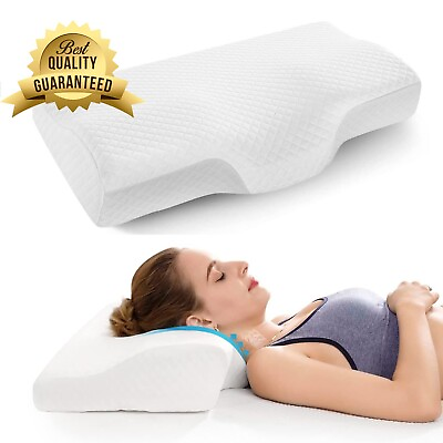 #ad Cervical Memory Foam Pillow Orthopedic Pillows for Neck Pain Ergonomic $16.99