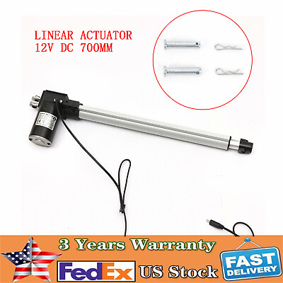 #ad 12V DC 22 28quot; 6000N Electric Linear Actuator 1320lbs Max Lift Heavy Duty Motor s $37.76