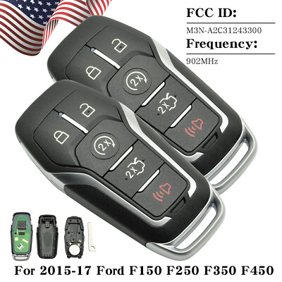 #ad For 2015 2016 2017 Ford Edge Explorer Mustang Smart Car Remote Control Key Fob $24.31