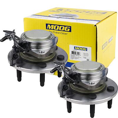 #ad 2 MOOG Front Wheel Bearing Hubs for 07 2013 Chevy Silverao Sierra 1500 2WD 6LUG $160.82