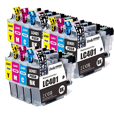 #ad Ink Cartridges Compatible with Brother LC401 MFC J1010DW MFC J1012DW MFC J1170DW $13.00