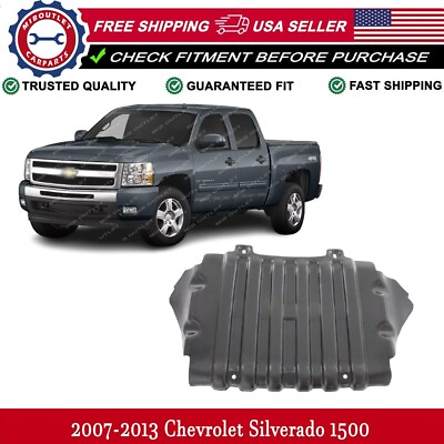 #ad Fit For 2007 2013 Chevrolet Silverado 1500 Engine Splash Shield Cover GM1228139 $22.53
